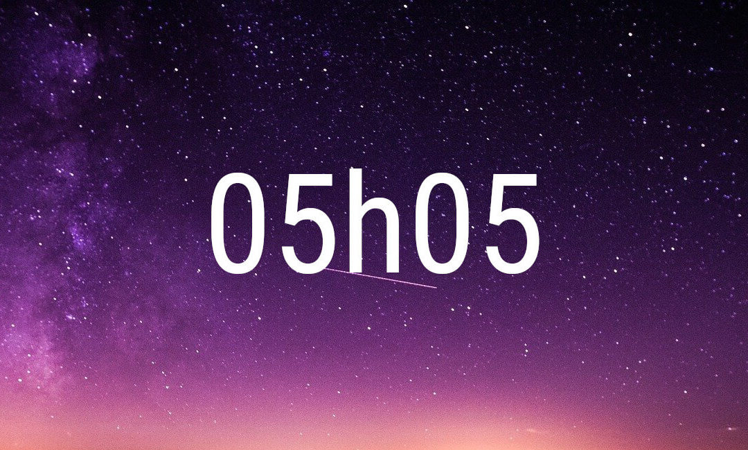 Les messages de l’heure miroir 05h05